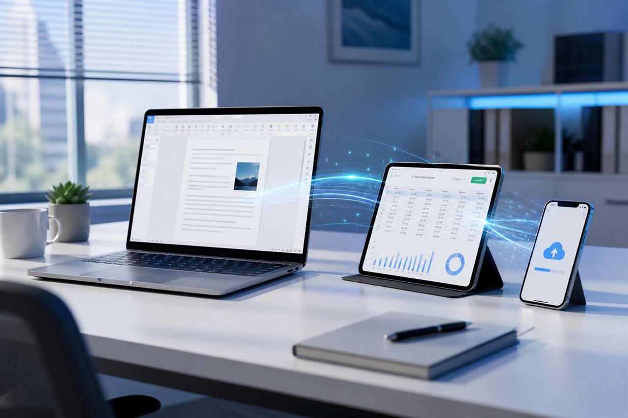 WPS Office 企业协作文档界面